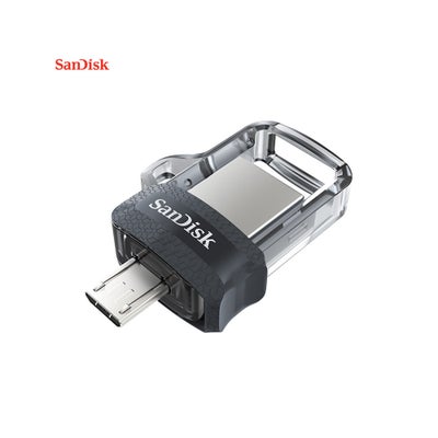 Buy DD3 64GB Mini Fast Speed USB3.0 OTG Pen Drive SDDD3-064G-G46 Black & Silver in Saudi Arabia