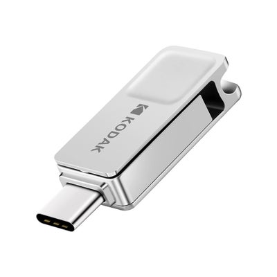 Buy K223C 32GB Metal Mini Portable Type-C USB3.1 Pen Drive C6687-32-L Silver in Saudi Arabia