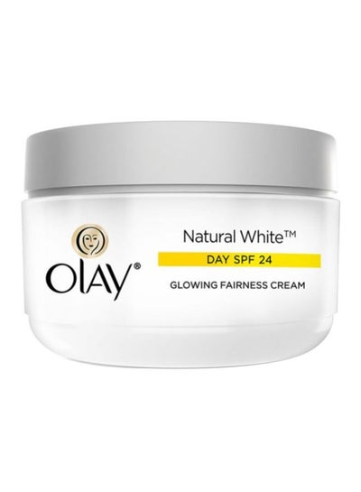 Buy Natural White Glowing Fairness Cream SPF24 50grams in UAE