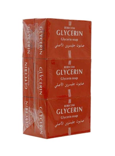 Buy Pack Of 6 Glycerin Soap 6x125grams in Saudi Arabia