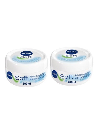 Buy Pack Of 2 Soft Moisturizing Cream 2x200ml in Saudi Arabia