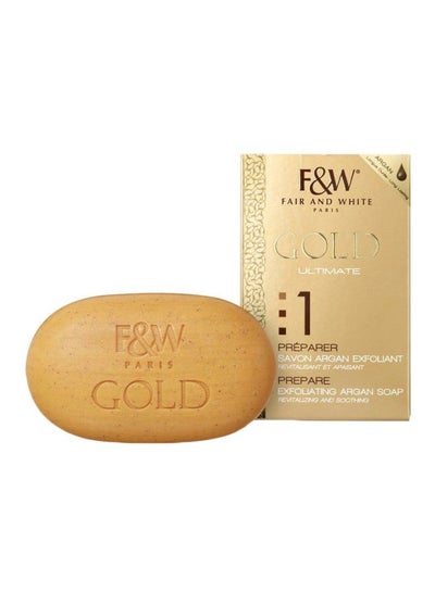 Buy Gold Ultimate Argan Oil Exfoliating Soap 200grams in UAE