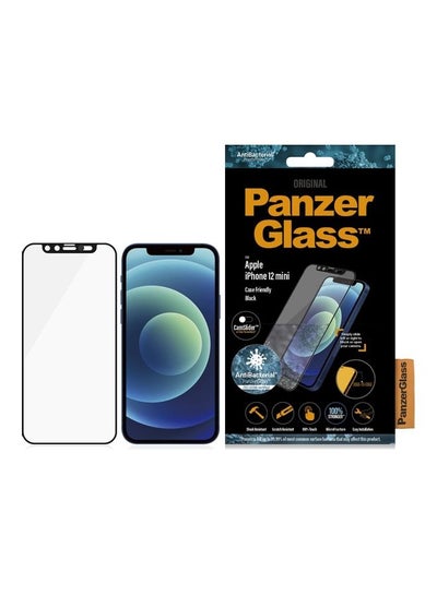 Buy Edge-to-Edge Tempered Glass Screen Protectior For iPhone 12 Mini Clear in UAE