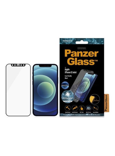 Buy Edge-to-Edge Tempered Glass Screen Protectior For iPhone 12 Mini Clear in UAE