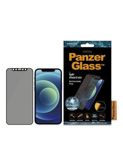 Buy Edge-to-Edge Tempered Glass Screen Protectior For iPhone 12 Mini Clear in UAE