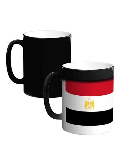 Buy Egypt Flag Printed Magic Coffee Mug White/Black/Red in Egypt