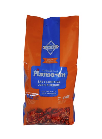 Buy Flame On Premium BBQ Charcoal Multicolour 4kg in UAE