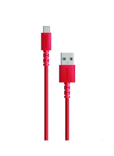 Buy PowerLine Select+ USB To Type C Data Sync And Charging Cable Red in Egypt