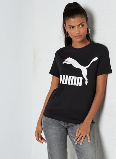 Buy Classics  Logo T-Shirt Puma Black in UAE