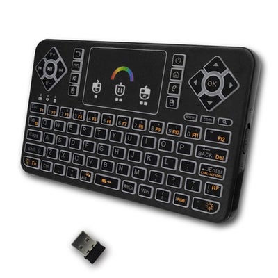 اشتري RF Wireless Keyboard Mouse Combo Handheld Remote Control With Touchpad أسود في السعودية