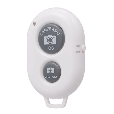 Buy Bluetooth Remote Shutter 3.0 Self Timer for Android 4.2.2 And iOS 6.0 White in Saudi Arabia