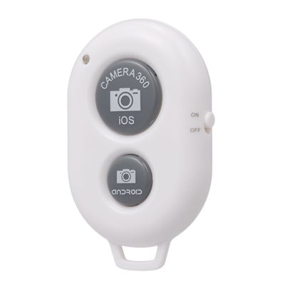 اشتري Bluetooth Remote Shutter 3.0 Self Timer for Android 4.2.2 And iOS 6.0 أبيض في السعودية