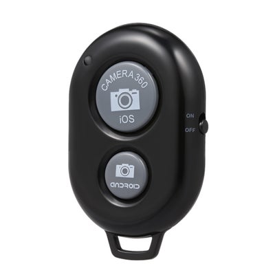 Buy Bluetooth Remote Shutter 3.0 Self Timer for Android 4.2.2 And iOS 6.0 Black in UAE