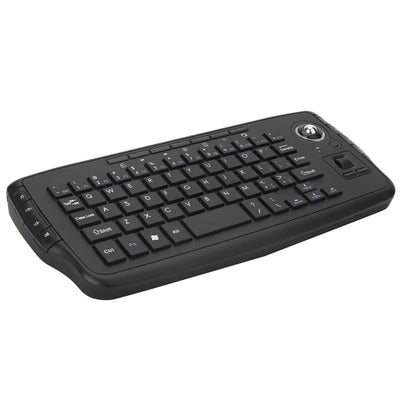 Buy E30 Wireless Keyboard With Trackball Mouse Scroll Wheel Remote Control For Android TV BOX Smart TV PC Notebook Black in Saudi Arabia