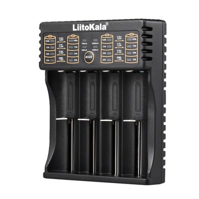 Buy Lii 402 Smart Battery Charger For 18490/18350/17670/17500/16340/14500/10440 Black in Saudi Arabia