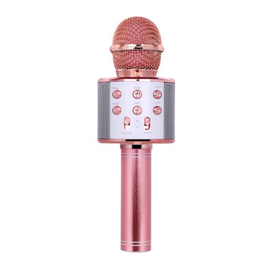 Buy Professional BT Wireless Karaoke Recorder Handheld Microphone C10373RG-L Rose Gold in UAE