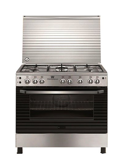 Buy 5-Burner Cooking Range WNGD90JGRX Silver/Black in UAE