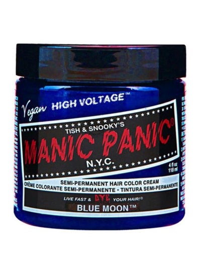 Buy High Voltage Temporary Hair Colour Cream Blue Moon 118ml in UAE