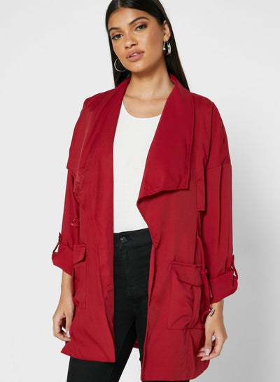 Red waterfall clearance jacket