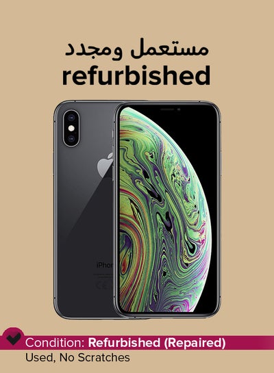 Buy Refurbished  iPhone XS With Facetime Space Grey 64GB ROM 4G LTE in UAE