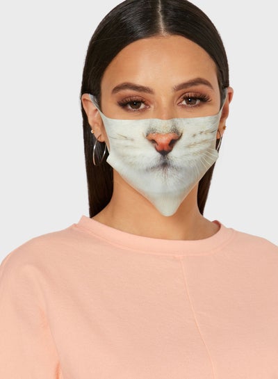 Buy Printed Face Mask Multicolour in UAE