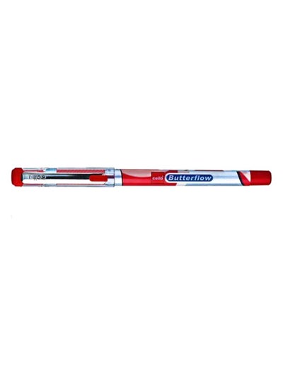 Buy Butterflow Ball Pen Red/Blue/Silver in UAE