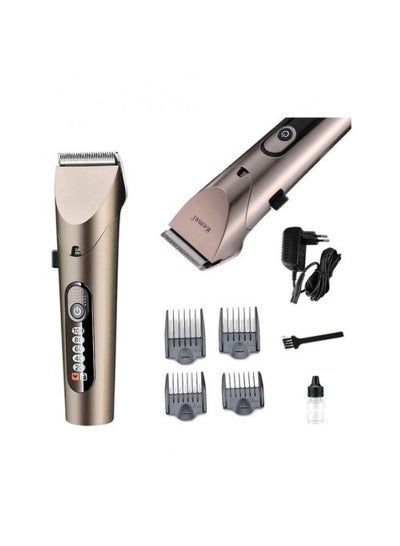 Buy Rechargeable Professional Hair Clipper Gold/Black One Size in Egypt