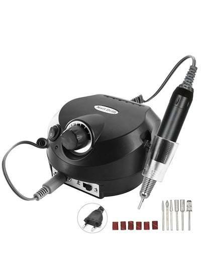 Buy Professional Electric Nail Drill Machine 30000RPM E-file Electric Nail File Grinder Polisher Kit Manicure Pedicure Drill for Acrylic Gel Nails  EU Plug Black Black in Egypt