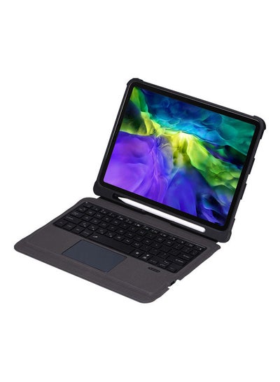 Buy T207 Keyboard Protective Case BT3.0 Detachable with Touchpad Replacement for iPad Pro 11(2018/2020) Black in Saudi Arabia