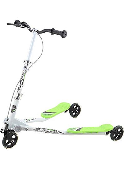 Buy 3 Wheels Wiggle Push Swing Scooter For Kids 96x25x20cm in Saudi Arabia