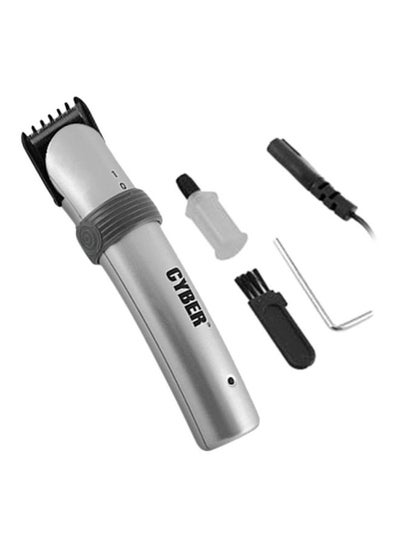 Buy Rechargeable Cordless Mini Hair And Beard Trimmer Silver in UAE