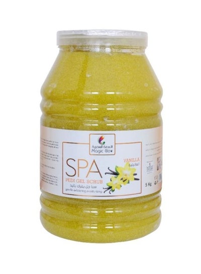 Buy Spa Pedi Gel Scrub Yellow 5kg in UAE