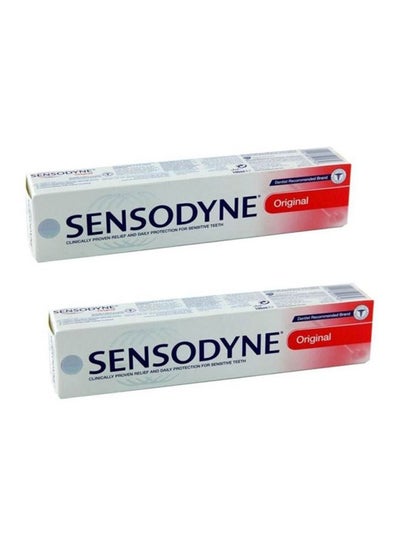 Buy 2-Piece Original Toothpaste 75ml in Saudi Arabia