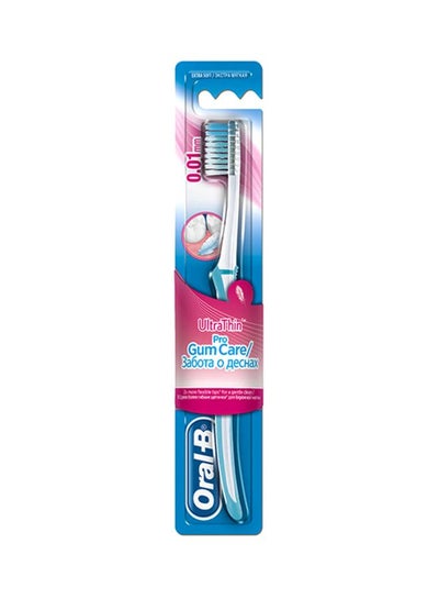 Buy UltraThin Pro Gum Care Extra Soft Manual Toothbrush Multicolor in UAE