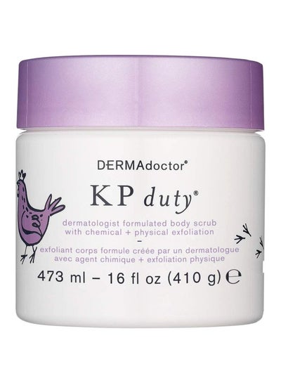 Buy KP Duty Dermatologist Formulated Body Scrub 473ml in UAE