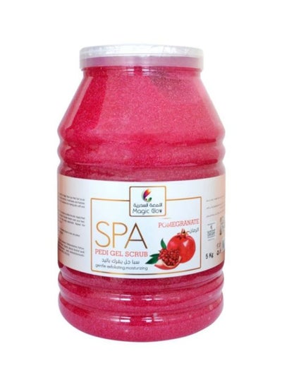 Buy Spa Pedi Gel Scrub - Pomegranate 5kg in UAE