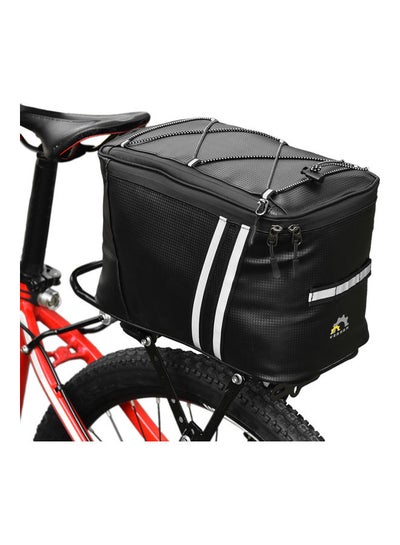 Buy Water Resistant Bike Rack Bag with Thermal Insulation Compartment Bicycle Bag Bike Trunk Bag 32 x 5 x 20cm in Saudi Arabia