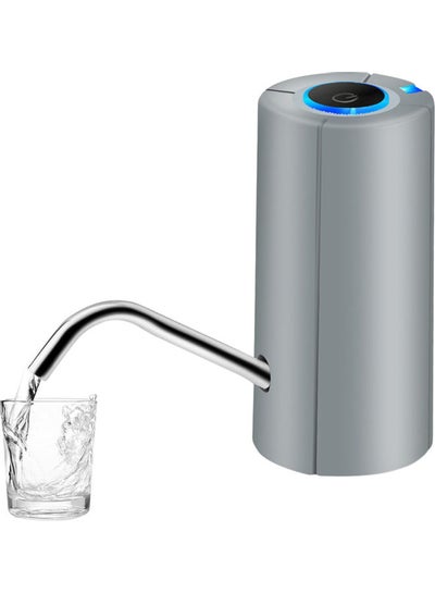 Buy 5 Gallon Automatic Electric USB Charging Water Bottle Dispenser Pump Grey 14 x 7.30 x 8.50cm in Saudi Arabia