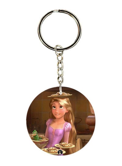 Buy Rapunzel Printed Keychain Multicolour in Saudi Arabia