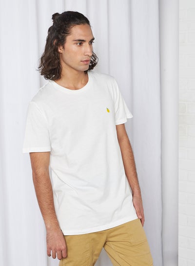 Buy T-shirt Stockholm Lemon Off White in Saudi Arabia