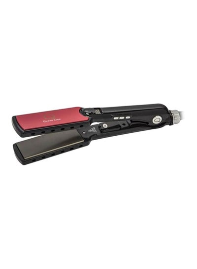 Buy Ceramic Hair Straightener Iron Black/Red in Saudi Arabia