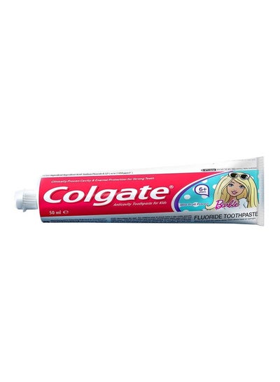 Buy Barbie Fluoride Toothpaste For Kids in UAE