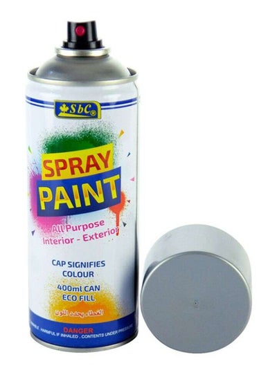 Buy All Purpose Spray Paint Silver 400ml in Saudi Arabia