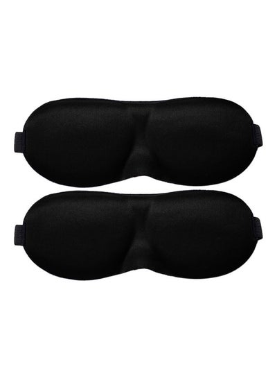 Buy 2-Piece Eyeshade Cover Eye Mask Patch Set 20*10*20cm in Saudi Arabia