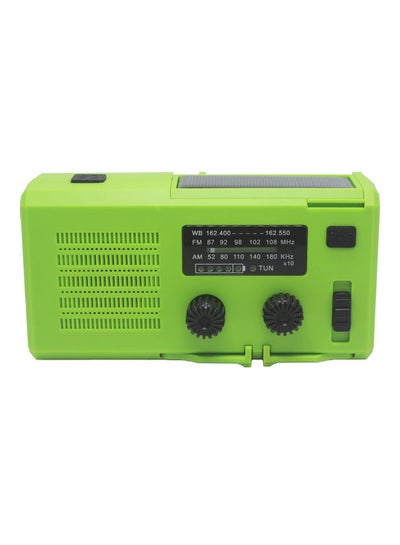 Buy Portable Hand Crank Radio V8164GR-V Green in Saudi Arabia