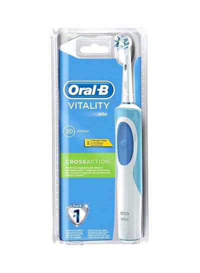Buy Vitality Rechargable Toothbrush Blue/White in Saudi Arabia