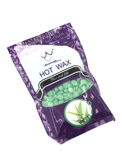 Buy Hair Removal Hot Wax - Tea Tree Green in UAE