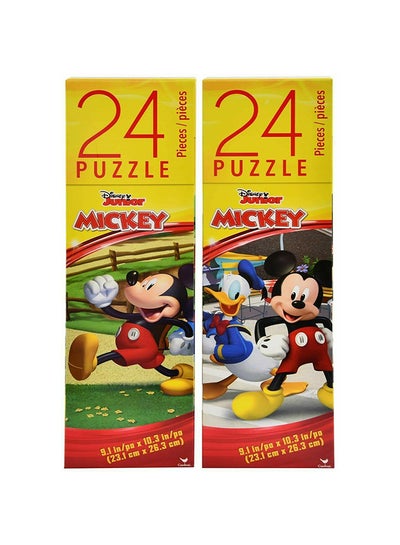 Buy Disney Mickey Mouse Tower Box Puzzle 24 Pcs, Educational Toy Size 9.1x10.3 Inch in Egypt