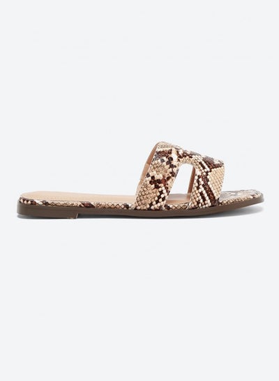 Buy Printed Comfortable Wear Flat Sandals Multicolour in Saudi Arabia