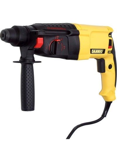 Buy Rotary Hammer Drill With Dual Drill Modes Yellow 26mm in UAE